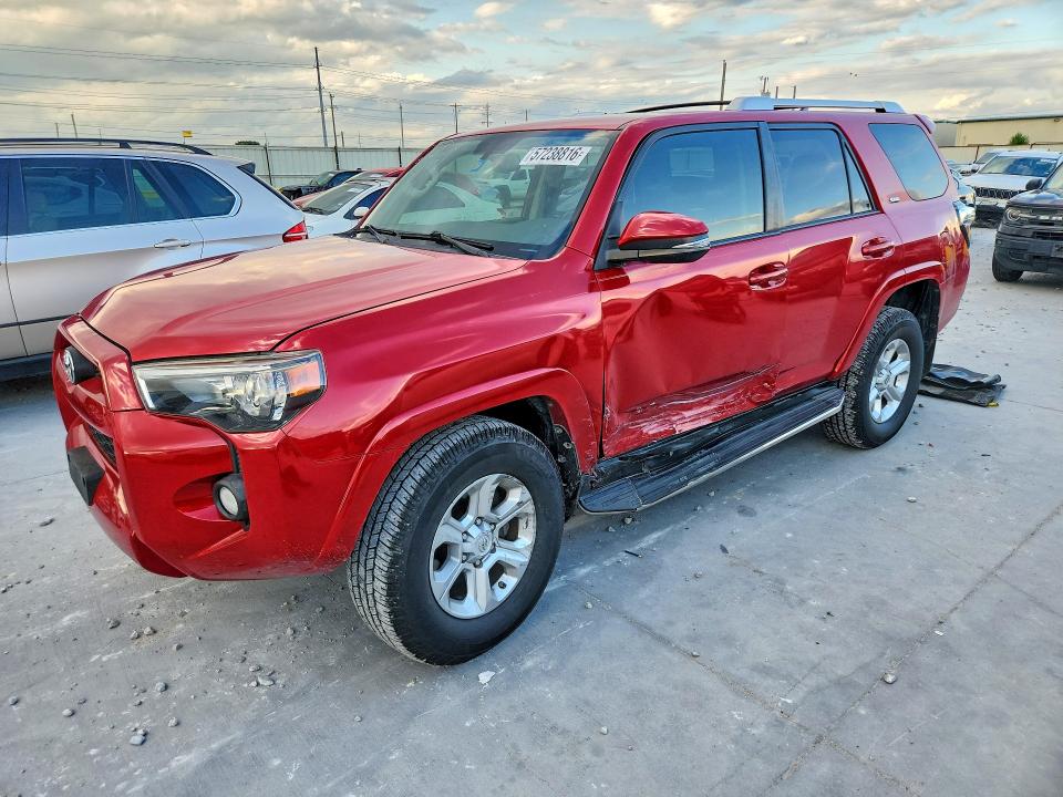 2018 Toyota 4runner VIN JTEBU5JR8J5605519 COPART salvage auction — SIDE, Tx - Salvage Vehicle Title, sold $14,900 on 2026-07-31 (photo 1)
