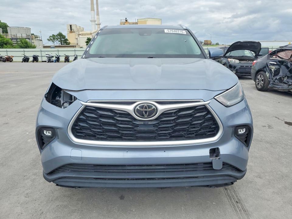 2021 Toyt Highlander VIN 5TDGZRAH2MS048227 COPART salvage auction — SIDE, OK - CERT OF TITLE-SALVAGE, sold $10,600 on 2026-07-22 (photo 5)