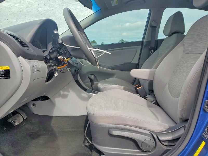 2017 Hyundai Accent VIN KMHCT4AE5HU223849 COPART salvage auction — FRONT END, Nc - Salvage Certificate Of Title, sold $325 on 2026-07-23 (photo 7)