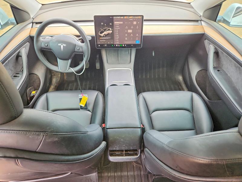 2023 Tesla Model y VIN 7SAYGDEE4PA093630 COPART salvage auction — FRONT END, Tx - Salvage Vehicle Title, sold $8,000 on 2026-07-27 (photo 8)