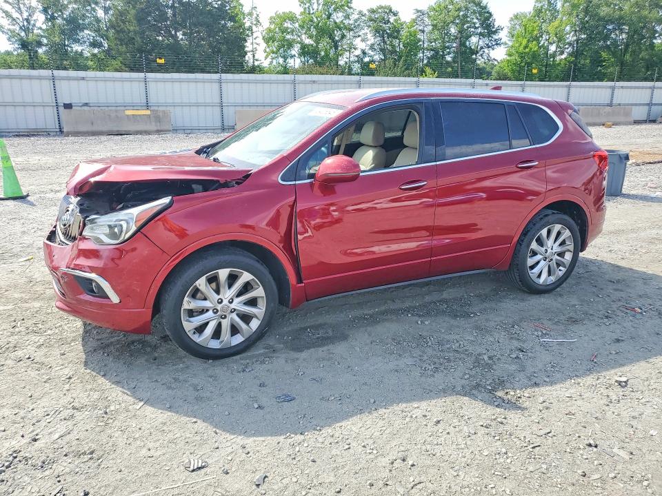2018 Buick Envision VIN LRBFX3SX7JD056589 COPART salvage auction — FRONT END, SC - CERT OF TITLE-SALVAGE, sold $1,300 on 2026-07-08 (photo 1)