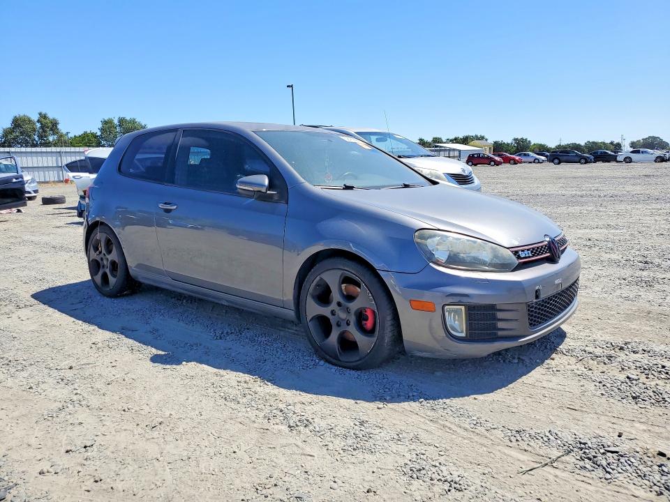 2010 Volkswagen Gti VIN WVWFV7AJ7AW166963 COPART salvage auction — WATER/FLOOD, Ca - Salvage Certificate, sold $15 on 2026-07-21 (photo 4)