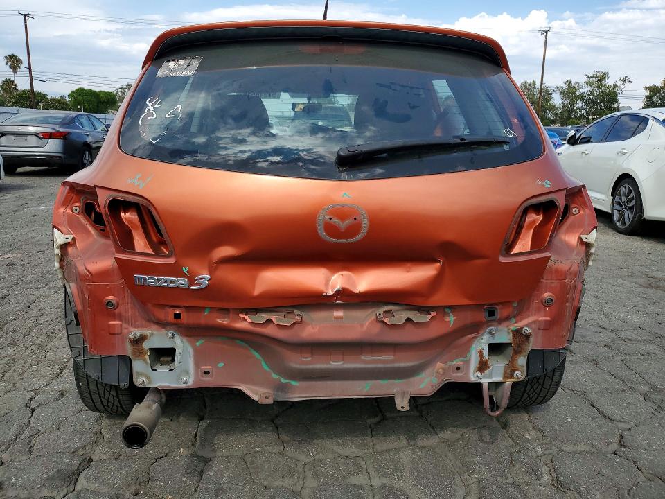 2005 Mazda 3 VIN JM1BK143051298628 COPART salvage auction — REAR END, Ca - Salvage Certificate, sold $675 on 2026-07-02 (photo 6)