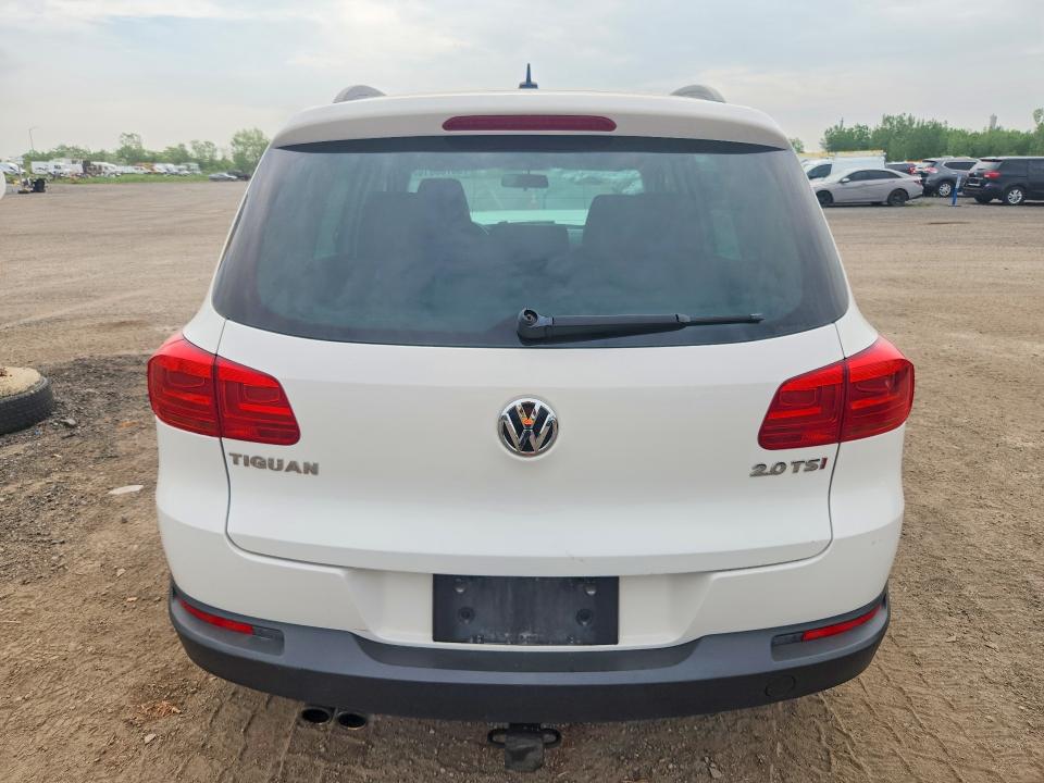 2014 Volkswagen Tiguan VIN WVGHV3AX0EW546122 COPART salvage auction — FRONT END, Qc - Gravement Accidente, sold $475 on 2026-07-14 (photo 6)