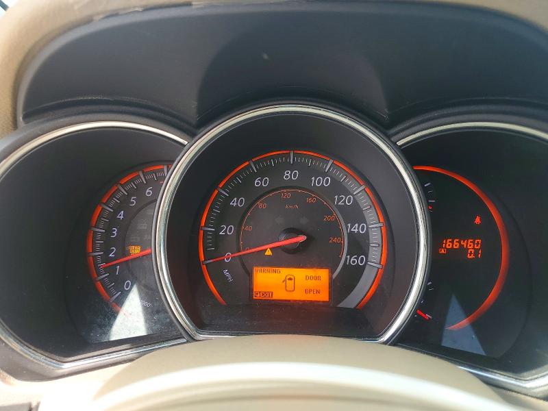 2010 Nissan Murano VIN JN8AZ1MW9AW104939 COPART salvage auction — REAR END, In - Cert Of Title-Salvage Title, sold $250 on 2026-07-17 (photo 9)