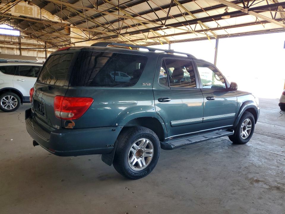 2006 Toyota Sequoia VIN 5TDZT34A66S279706 COPART salvage auction — FRONT END, Az - Certificate Of Title, sold $875 on 2026-07-15 (photo 3)