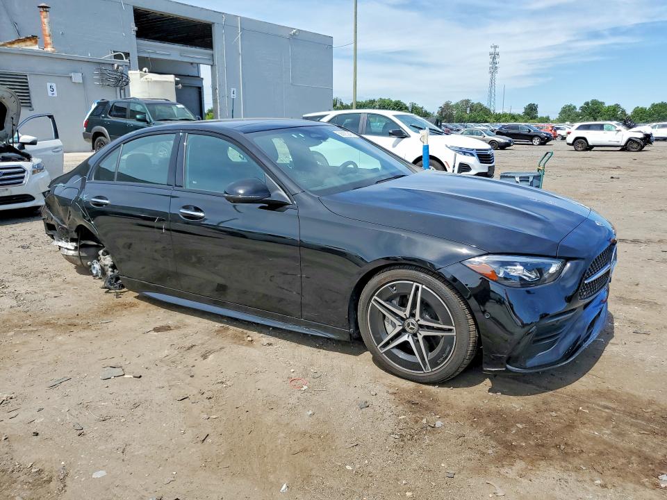 2023 Mercedes-benz C-klasse VIN W1KAF4GB4PR108599 COPART salvage auction — REAR END, Va - Cert Of Title - Salvage, sold $14,100 on 2026-07-29 (photo 4)