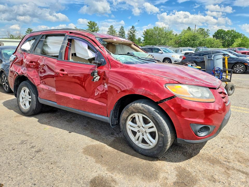 2011 Hyundai Santa fe VIN 5XYZG3ABXBG010794 COPART salvage auction — ROLLOVER, Pa - Cert Of Salv-R=Reconstructed, sold $500 on 2026-07-17 (photo 4)