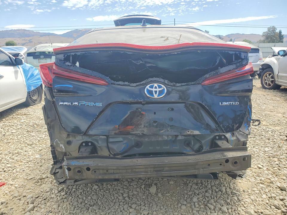 2020 Toyota Prius prime VIN JTDKARFP5L3154639 COPART salvage auction — REAR END, Ca - Salvage Certificate, sold $5,800 on 2026-07-28 (photo 6)