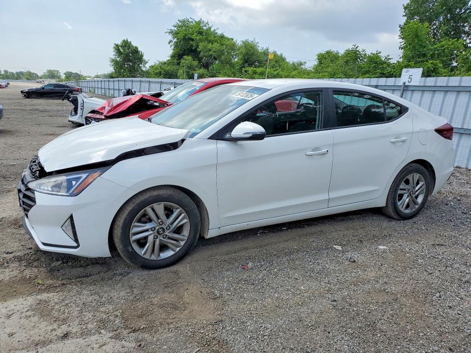 2019 Hyundai Elantra VIN KMHD84LF2KU736060 COPART salvage auction — FRONT END, ON - PERMIT SALVAGE, sold $2,450 on 2026-07-16 (photo 1)
