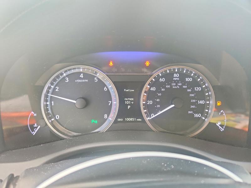 2013 Lexus Gs VIN JTHBE1BL4D5019052 COPART salvage auction — FRONT END, Tx - Salvage Vehicle Title, sold $5,400 on 2026-07-28 (photo 9)