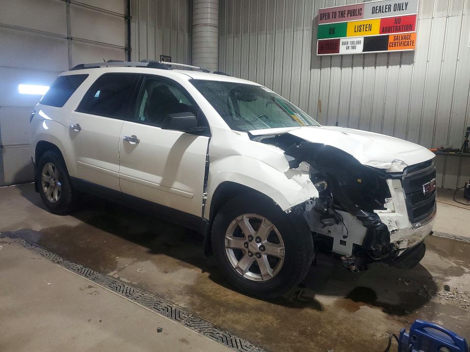 2015 Gmc Acadia VIN 1GKKVPKD1FJ294325 COPART salvage auction — FRONT END, Pa - Certificate Of Salvage, sold $950 on 2026-07-02 (photo 4)