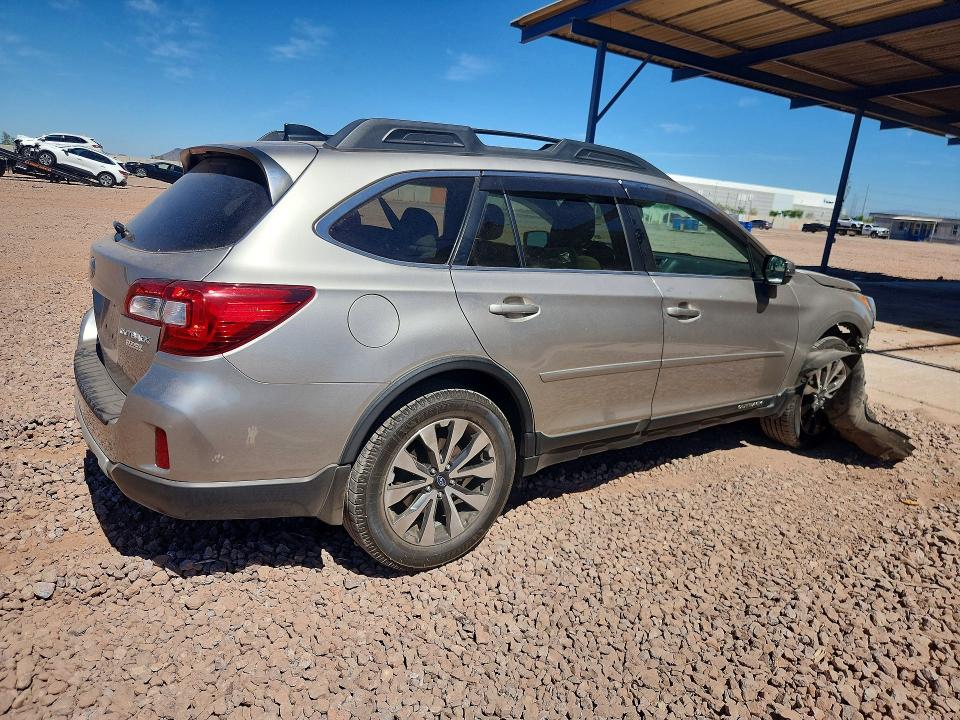 2016 Subaru VIN 4S4BSANCXG3235778 COPART salvage auction — SIDE, AZ - CERT OF TITLE - SALVAGE, sold $2,850 on 2026-07-02 (photo 3)