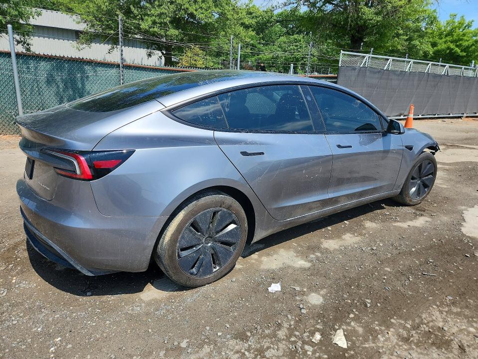 2025 Tesla Model 3 VIN 5YJ3E1EB5SF877103 COPART salvage auction — FRONT END, Salvage Title, sold $9,200 on 2026-07-23 (photo 3)