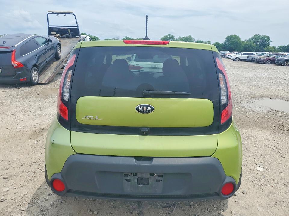 2015 Kia Soul VIN KNDJP3A52F7764895 COPART salvage auction — MINOR DENT/SCRATCHES, Oh - Certificate Of Title, sold $1,650 on 2026-07-31 (photo 6)