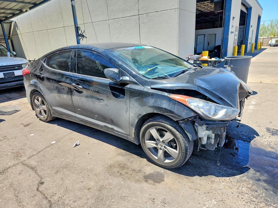 2013 Hyundai VIN KMHDH4AE3DU849237 COPART salvage auction — FRONT END, Tx - Certificate Of Title, sold $700 on 2026-07-31 (photo 4)