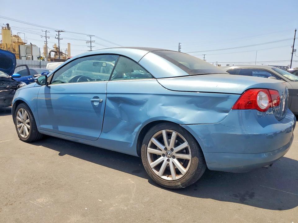2009 Volkswagen Eos VIN WVWBA71F39V006019 COPART salvage auction — FRONT END, Ca - Salvage Certificate, sold $325 on 2026-07-13 (photo 2)