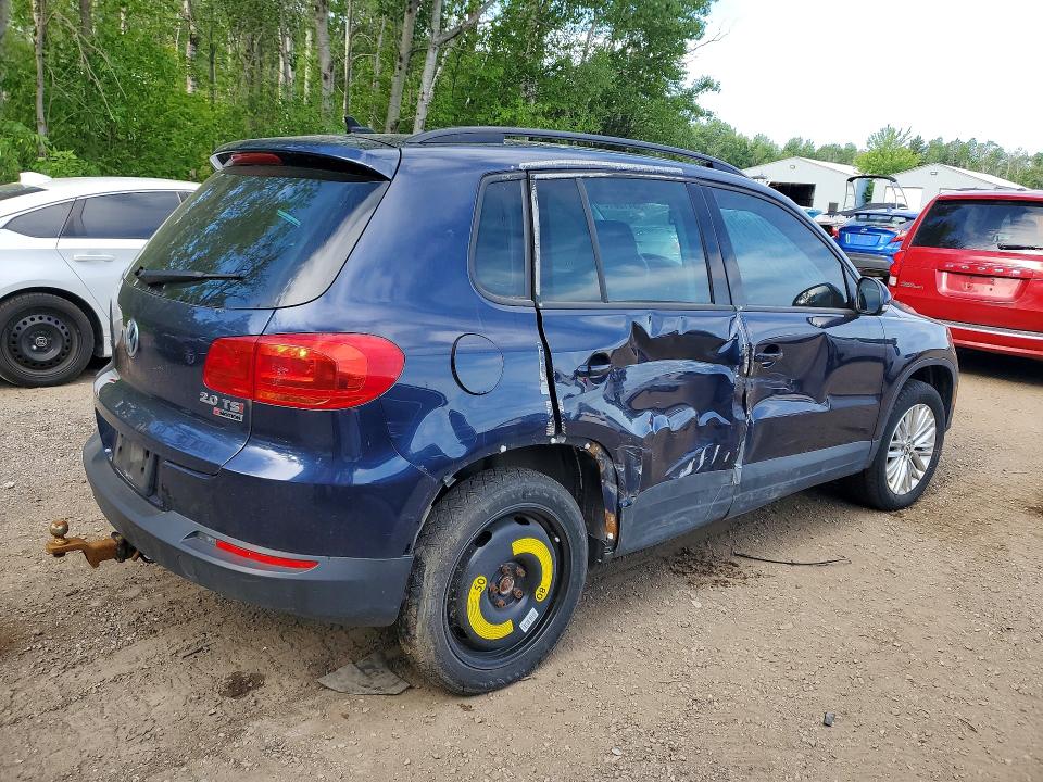 2016 Volkswagen Tiguan VIN WVGJV7AX2GW574614 COPART salvage auction — SIDE, On - Permit No Brand - Unfit, sold $1,300 on 2026-07-07 (photo 3)