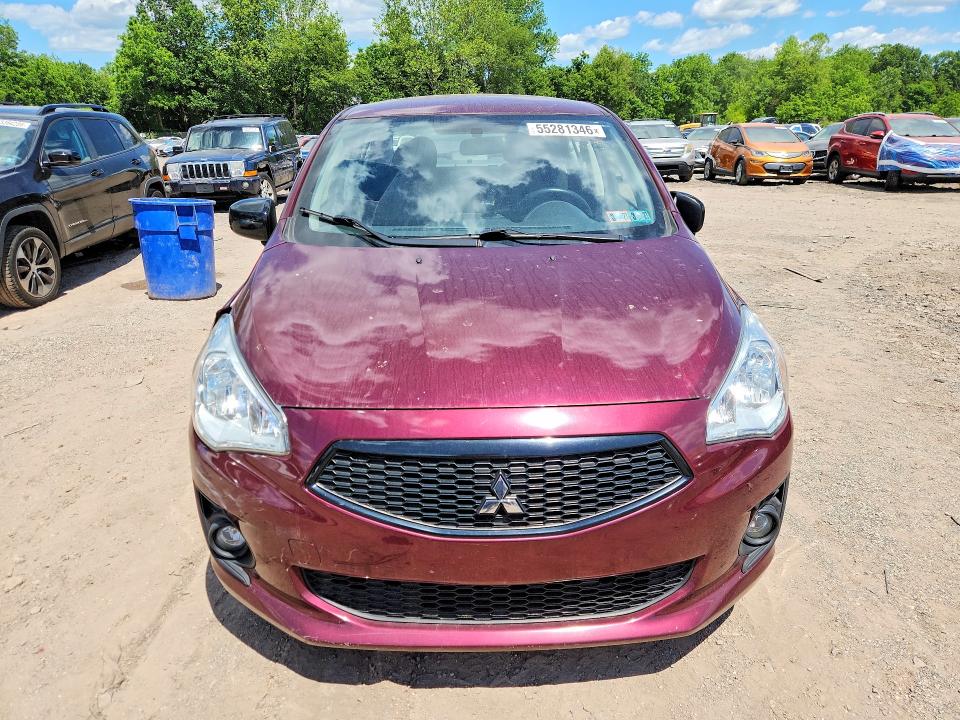 2020 Mitsubishi VIN ML32F4FJ7LHF03048 COPART salvage auction — REAR END, Pa - Certificate Of Salvage, sold $650 on 2026-07-20 (photo 5)