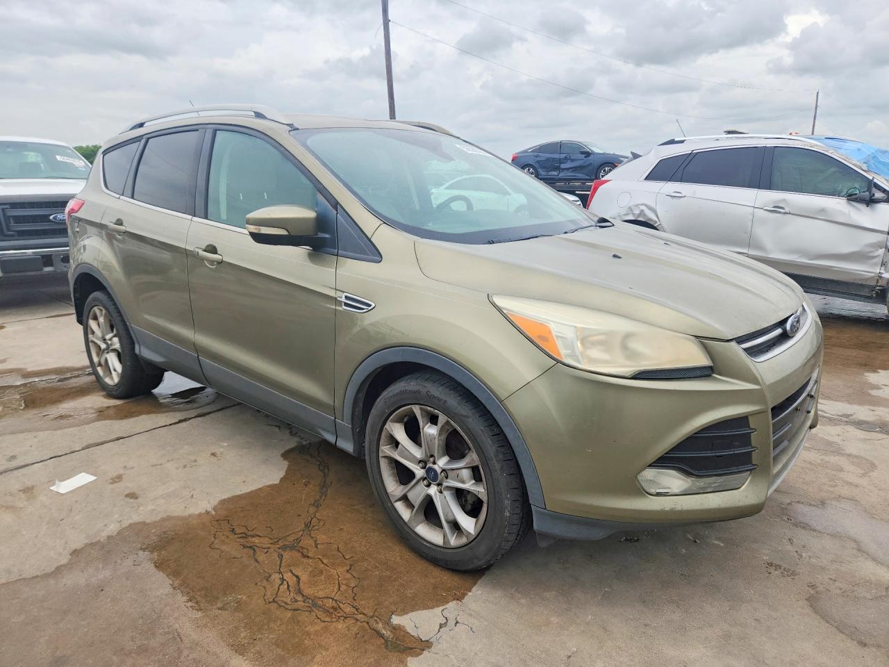 2014 Ford Escape VIN 1FMCU0JX1EUB34105 COPART salvage auction — Mechanical, TX - CERTIFICATE OF TITLE, sold $600 on 2026-07-02 (photo 4)