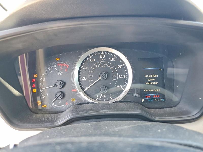 2020 Toyota Corolla VIN JTDEPRAE6LJ057690 COPART salvage auction — REAR END, Nv - Salvage Title, sold $3,850 on 2026-07-15 (photo 9)