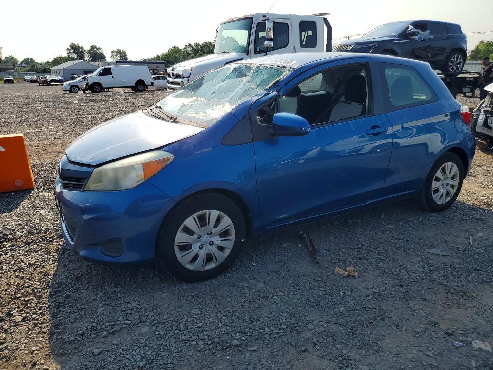 2012 Toyota Yaris VIN JTDJTUD31CD509311 COPART salvage auction — ROOF, Nj - Cert Of Title-Salvage, sold $425 on 2026-07-31 (photo 1)
