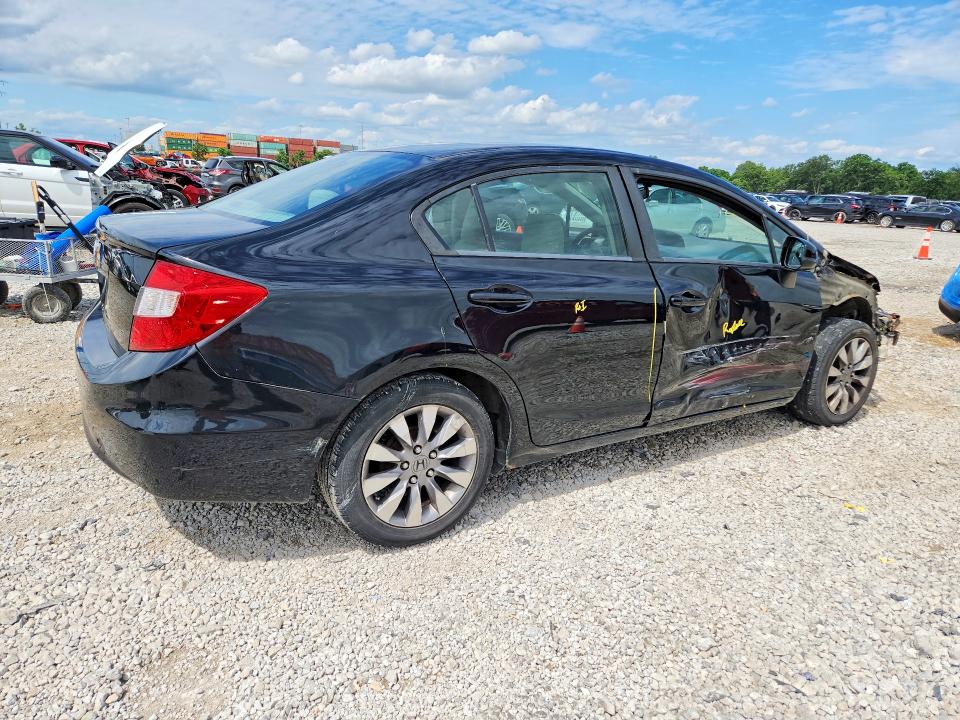 2012 Honda Civic VIN 19XFB2F56CE070892 COPART salvage auction — FRONT END, OH - CERT OF TITLE-SALVAGE, sold $325 on 2026-07-02 (photo 3)