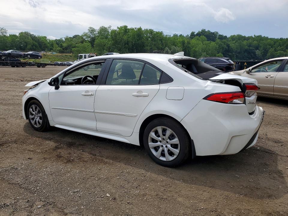 2020 Toyota VIN JTDEPRAE8LJ112138 COPART salvage auction — REAR END, Ny - Mv-907A Salvage Certificate, sold $3,150 on 2026-07-09 (photo 2)