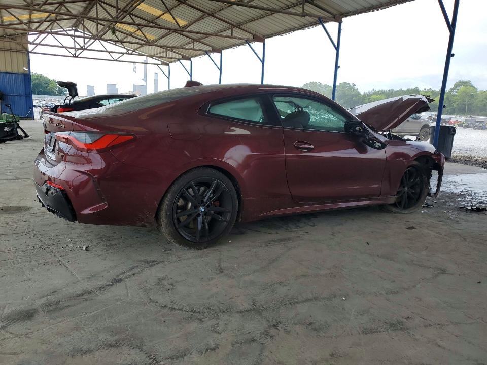 2022 BMW M4 VIN WBA83AP02NCH72317 COPART salvage auction — FRONT END, Ga - Cert Of Title-Salvage, sold $300 on 2026-07-30 (photo 3)
