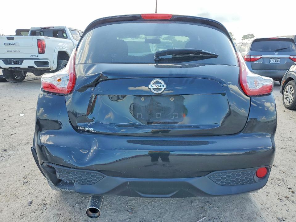 2017 Nissan Juke VIN JN8AF5MRXHT704665 COPART salvage auction — REAR END, Tx - Salvage Vehicle Title, sold $1,750 on 2026-07-31 (photo 6)