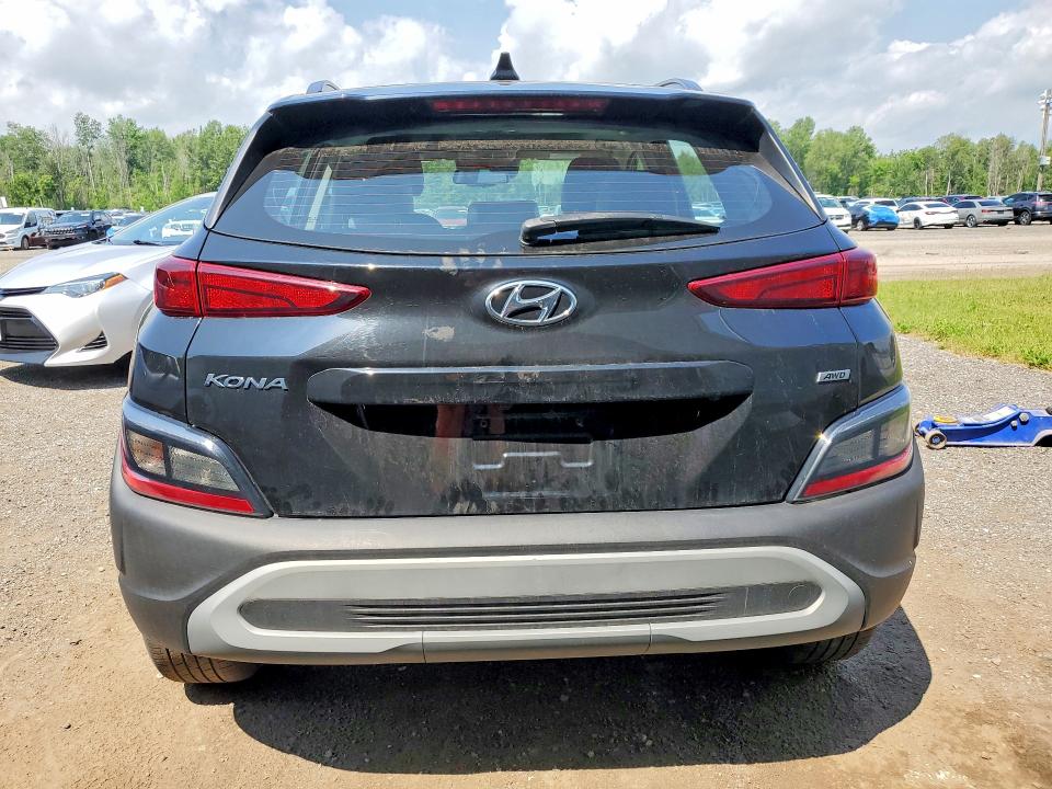2022 Hyundai Kona VIN KM8K6CAB6NU806980 COPART salvage auction — FRONT END, ON - PERMIT NO BRAND - UNFIT, sold $975 on 2026-07-23 (photo 6)