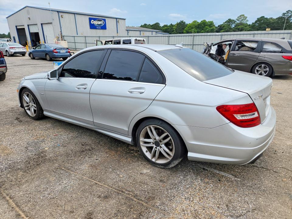 2012 Mercedes-benz VIN WDDGF4HB9CA679930 COPART salvage auction — VANDALISM, Fl - Cert Of Title Slvg Rebuildable, sold $1,650 on 2026-08-03 (photo 2)