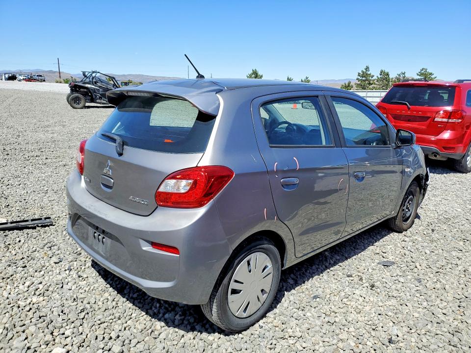 2017 Mitsubishi Mirage VIN ML32A3HJXHH018087 COPART salvage auction — FRONT END, Nv - Salvage Title, sold $1,400 on 2026-07-02 (photo 3)