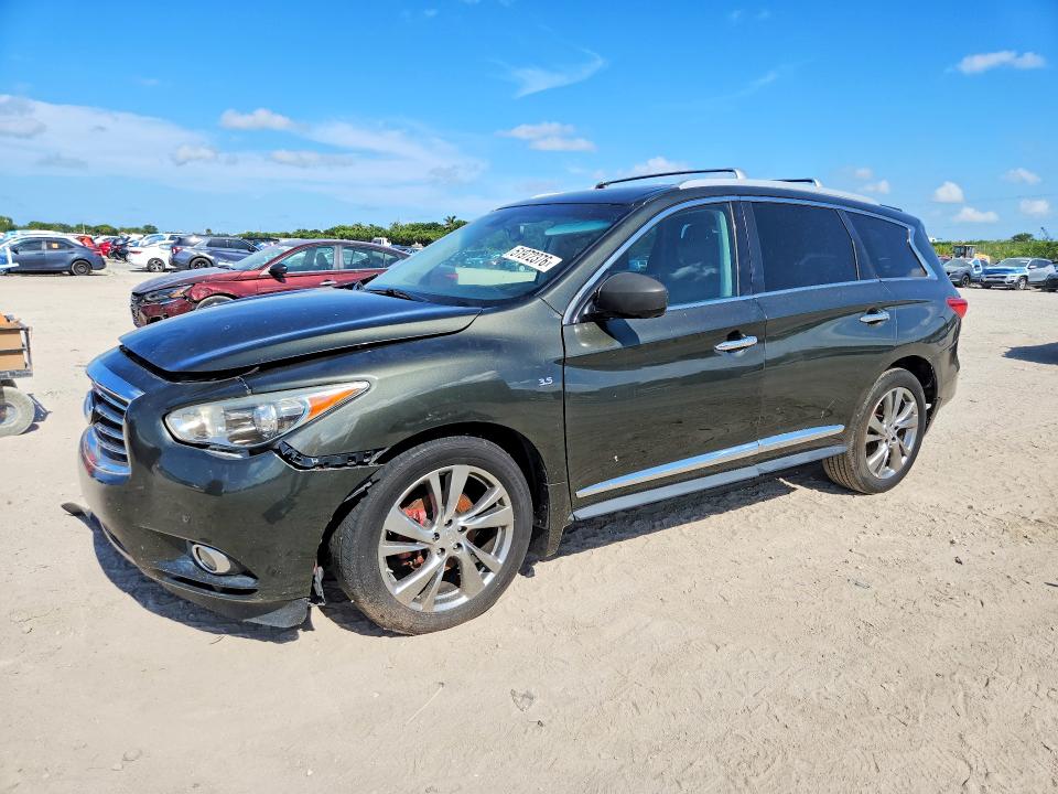 2015 Infiniti Qx60 VIN 5N1AL0MM9FC526395 COPART salvage auction — FRONT END, Fl - Cert Of Title-Rebuilt, sold $1,900 on 2026-07-09 (photo 1)