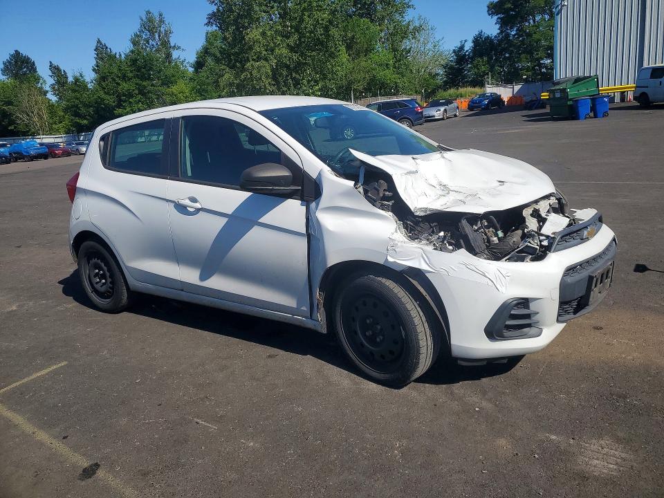 2017 Chevrolet Spark VIN KL8CB6SA0HC758360 COPART salvage auction — FRONT END, Or - Salvage Title Certificate, sold $900 on 2026-07-22 (photo 4)
