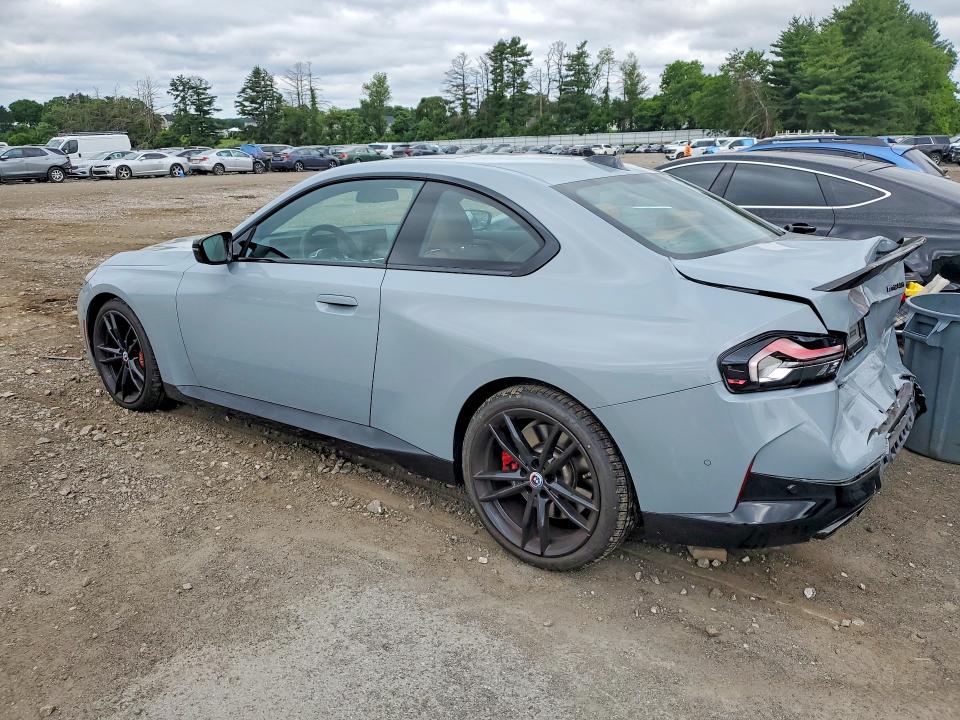 2023 BMW M2 VIN 3MW53CM06P8D56250 COPART salvage auction — Rear End, S1 - Salvage Title, sold $21,700 on 2026-08-17 (photo 2)