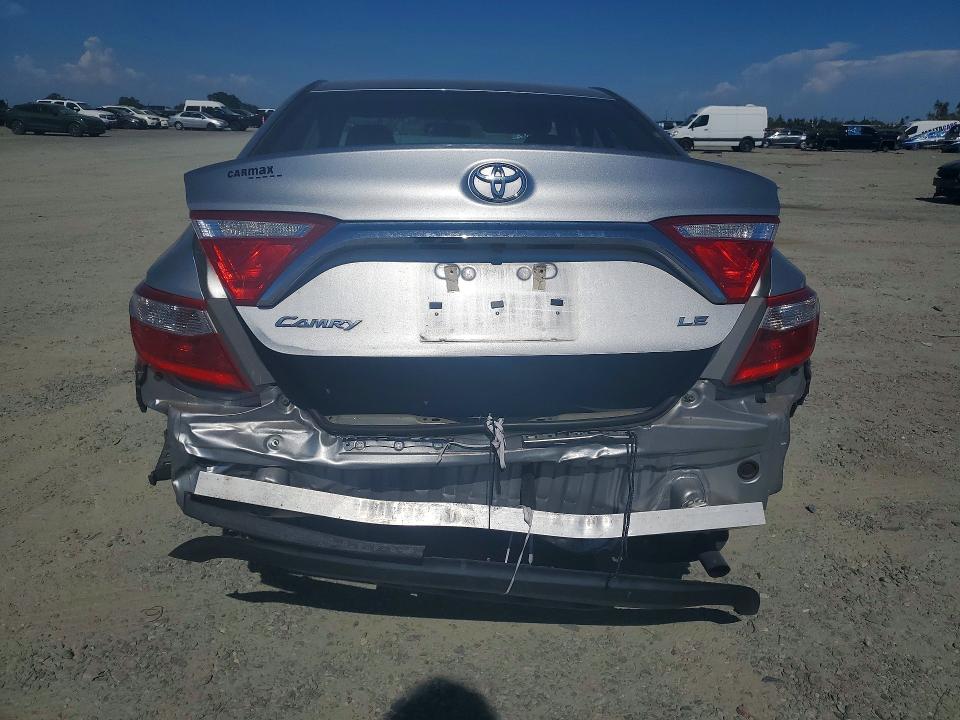 2017 Toyota Camry VIN 4T1BF1FK3HU657395 COPART salvage auction — REAR END, Ca - Salvage Certificate, sold $4,100 on 2026-07-02 (photo 6)
