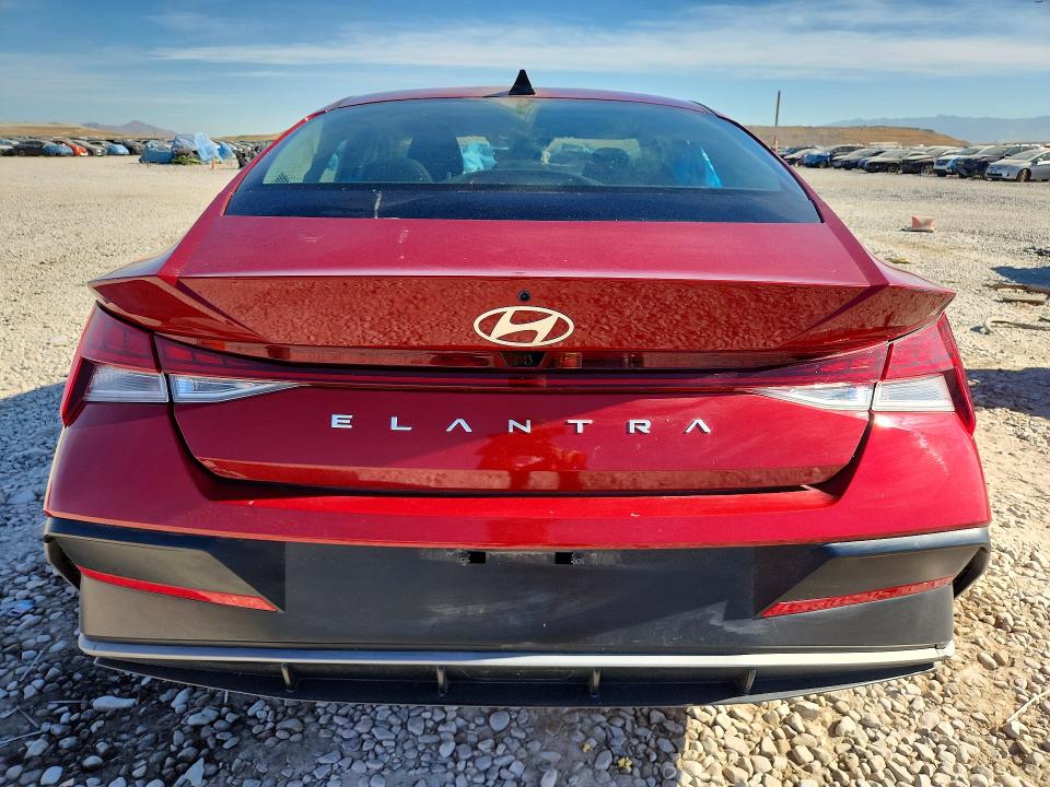 2024 Hyundai Elantra VIN KMHLS4DG3RU667362 COPART salvage auction — FRONT END, Ut - Salvage Certificate, sold $7,200 on 2026-07-31 (photo 6)