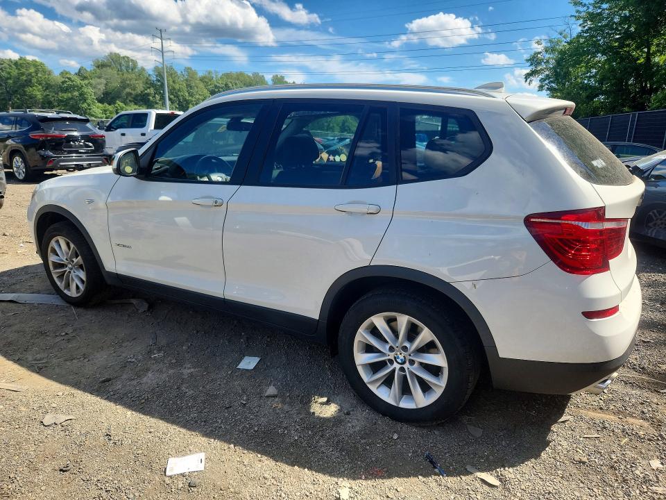 2017 BMW X3 VIN 5UXWX9C3XH0W73940 COPART salvage auction — ROOF, Md - Cert Of Salvage > 75% Damage, sold $5,700 on 2026-07-31 (photo 2)