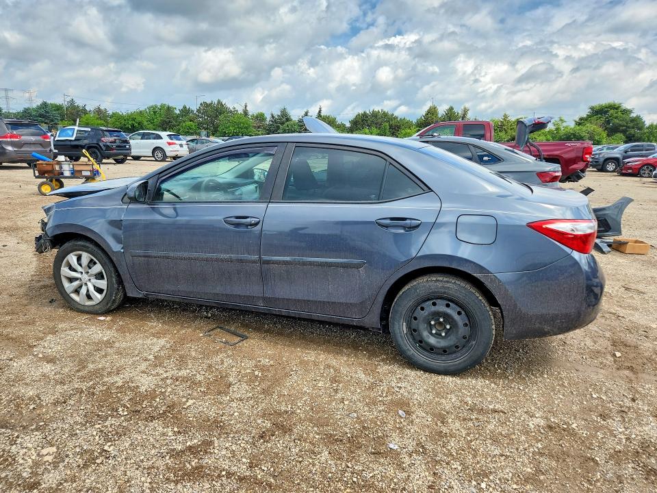 2016 Toyota Corolla VIN 5YFBURHE6GP452892 COPART salvage auction — FRONT END, Il - Salvage Certificate, sold $1,950 on 2026-07-28 (photo 2)