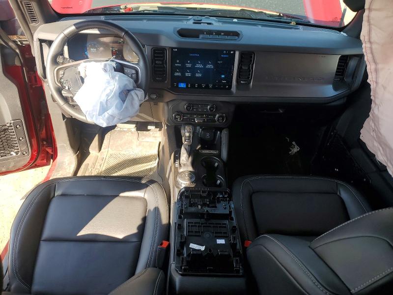 2025 Ford Bronco VIN 1FMEE7BH0SLA78715 COPART salvage auction — FRONT END, MI - CERT OF TITLE-SALVAGE VEHICLE, sold $16,700 on 2026-09-18 (photo 8)