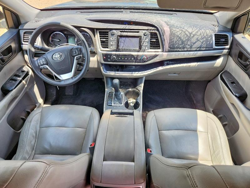 2014 Toyota Highlander VIN 5TDZARFH5ES008315 COPART salvage auction — FRONT END, AL - CERT OF TITLE-SALVAGE TITLE, sold $7,500 on 2026-07-29 (photo 8)