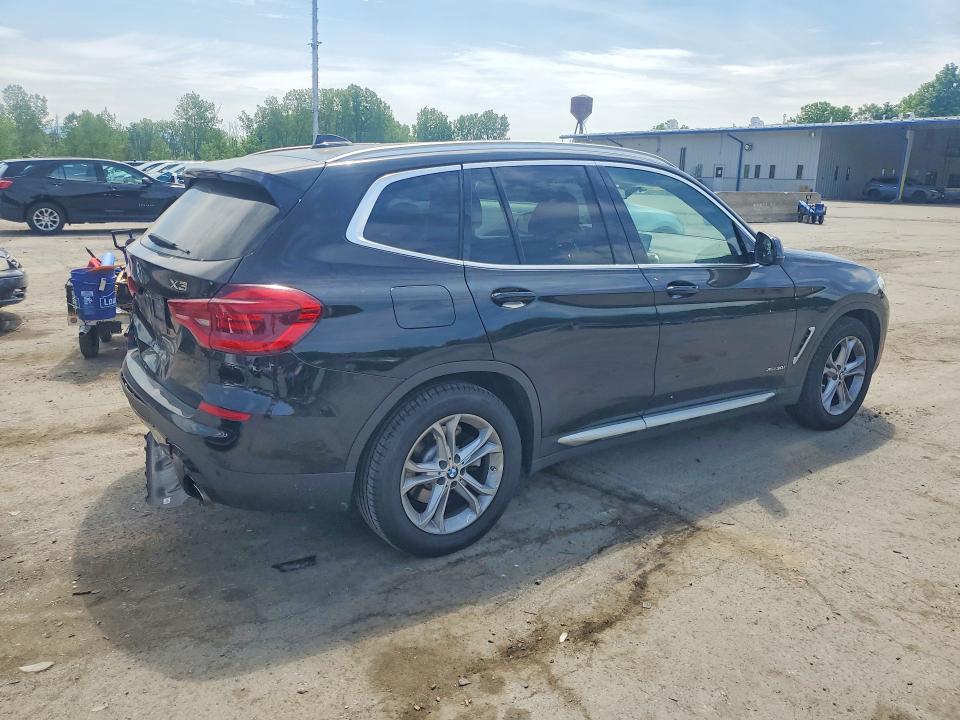 2018 BMW X3 VIN 5UXTR9C52JLC73733 COPART salvage auction — REAR END, Ny - Mv-907A Salvage Certificate, sold $9,700 on 2026-07-09 (photo 3)