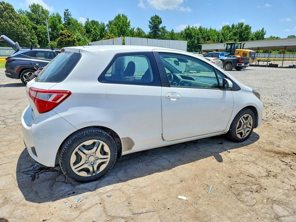 2018 Toyota Yaris VIN VNKJTUD37JA090838 COPART salvage auction — WATER/FLOOD, TN - SALVAGE CERT-WATER DAMAGE, sold $2,050 on 2026-07-30 (photo 3)