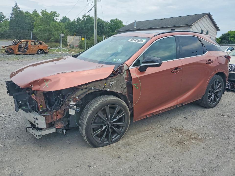 2024 Lexus Rx 350 VIN 2T2BAMCA2RC042833 COPART salvage auction — FRONT END, PA - CERTIFICATE OF SALVAGE, sold $25,000 on 2026-07-16 (photo 1)