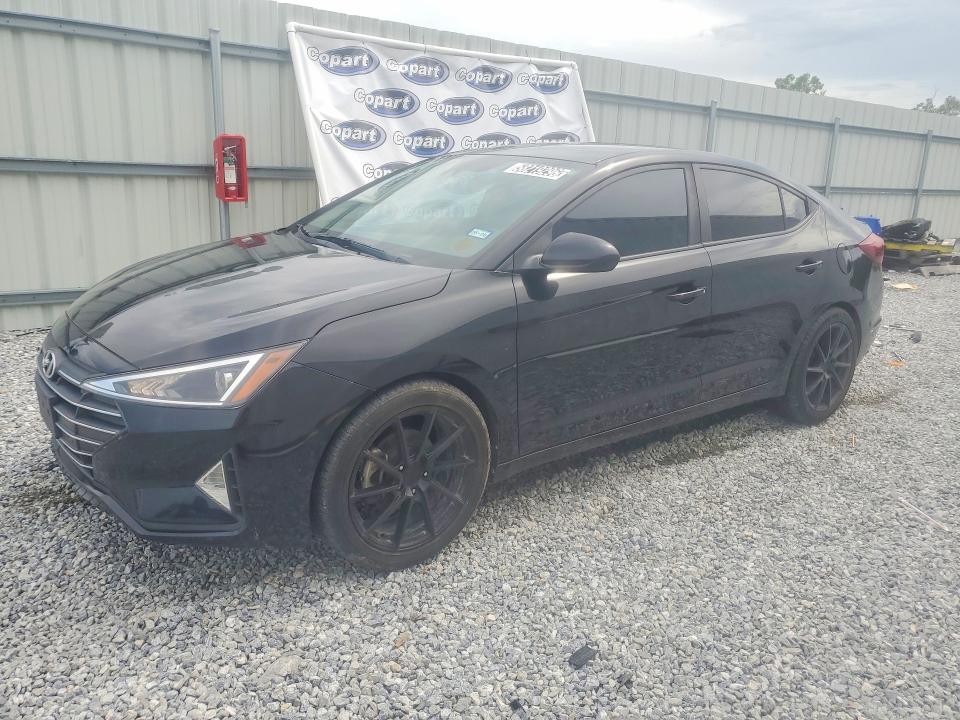 2020 Hyundai Elantra VIN KMHD84LF1LU039464 COPART salvage auction — FRONT END, TX - CERTIFICATE OF TITLE, sold $3,200 on 2026-07-14 (photo 1)