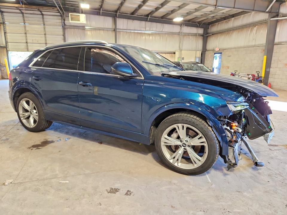 2021 Audi Q8 VIN WA1BVAF19MD007439 COPART salvage auction — FRONT END, Pa - Certificate Of Salvage, sold $9,400 on 2026-09-09 (photo 4)