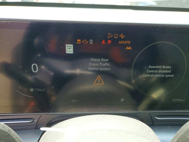 2024 Hyundai Kona VIN KM8HCCAB7RU034238 COPART salvage auction — FRONT END, Sc - Cert Of Title-Salvage, sold $8,400 on 2026-07-13 (photo 9)