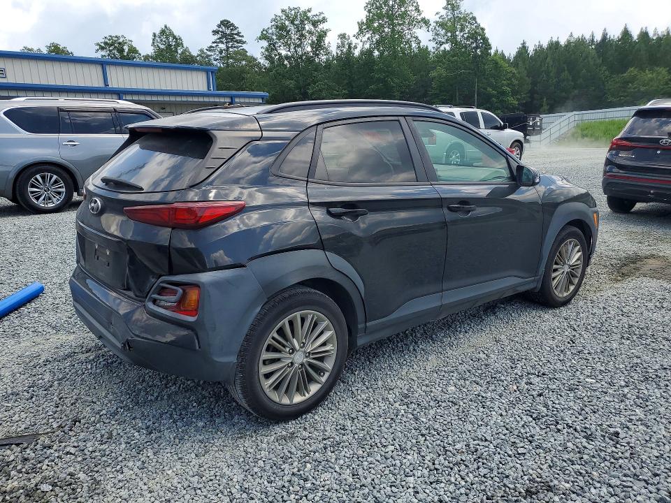 2019 Hyundai Kona VIN KM8K22AA7KU253801 COPART salvage auction — REAR END, Nc - Salvage Certificate Of Title, sold $3,600 on 2026-07-16 (photo 3)