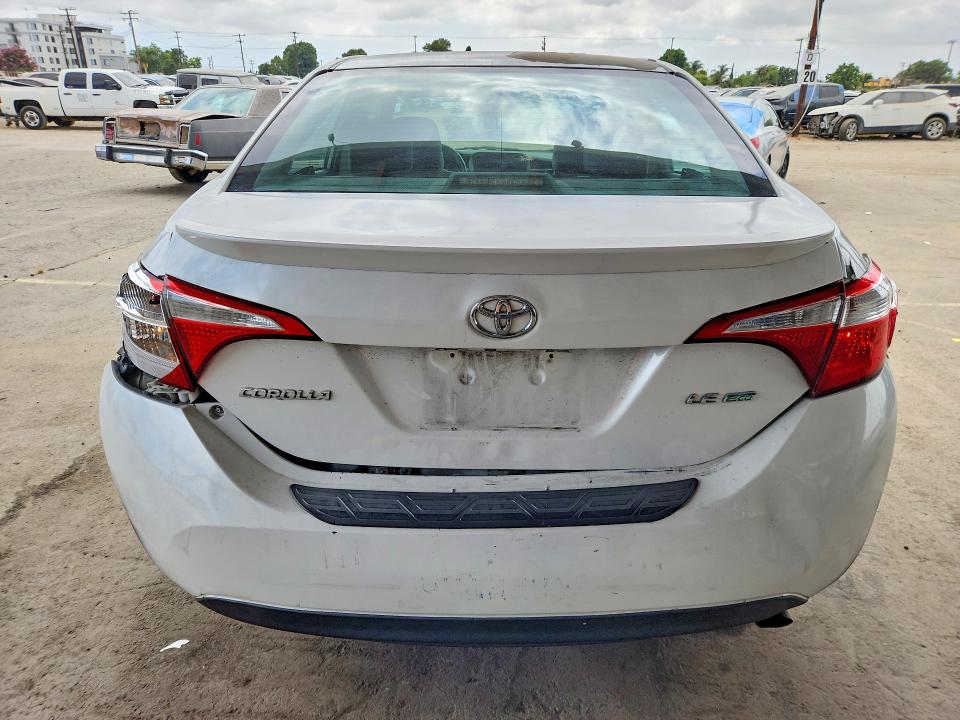 2014 Toyota Corolla VIN 5YFBPRHE0EP121584 COPART salvage auction — REAR END, Ca - Salvage Certificate, sold $3,950 on 2026-07-13 (photo 6)